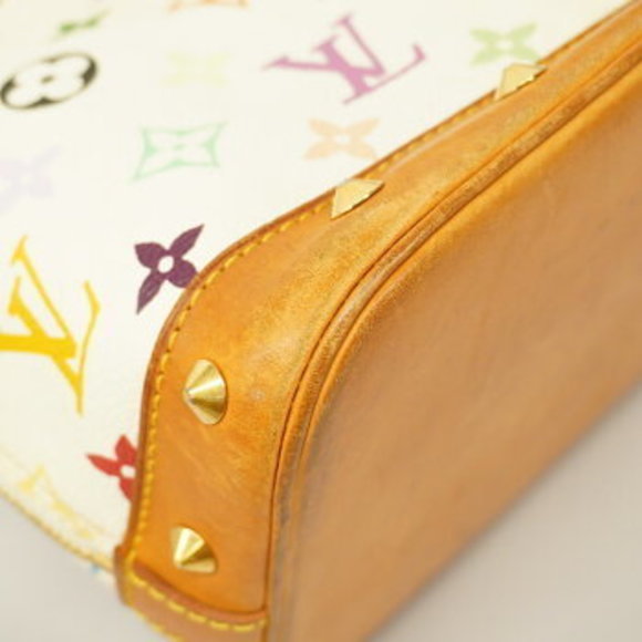 Louis Vuitton Monogram Alma Handbag Multicolor White - Picture 8 of 14